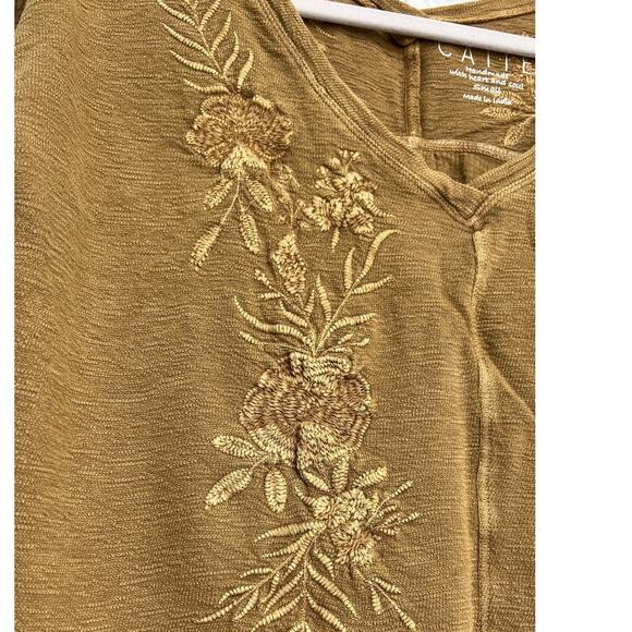 NWT Anthropology by Caite Jonna Top - Size Small Brown Color - Picture 6 of 10